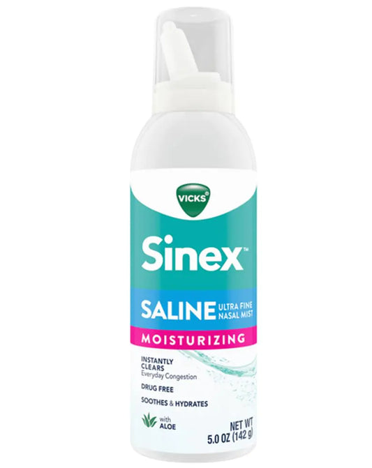Vicks® Sinex™ Moisturizing Saline Ultra Fine Nasal Mist with Aloe